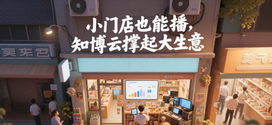 小门店也能播,知博云撑起大生意