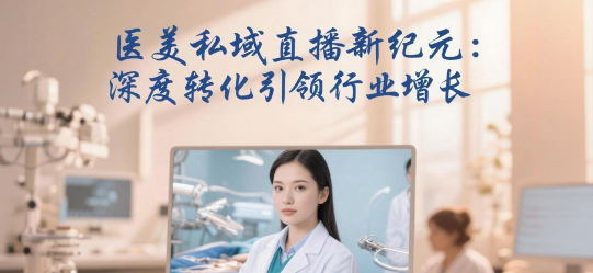 医美私域直播新纪元：深度转化引领行业增长