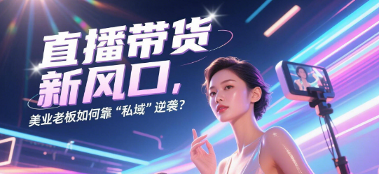 直播带货新风口,美业老板如何靠“私域”逆袭?