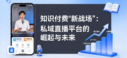 知识付费“新战场”：私域直播平台的崛起与未来