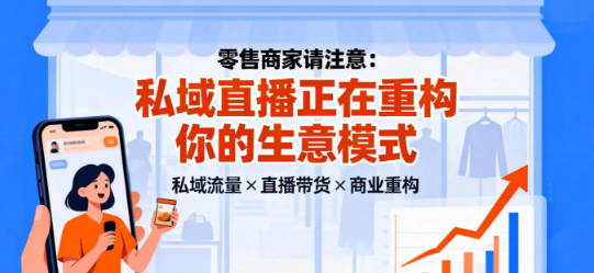 零售商家请注意：私域直播正在重构你的生意模式